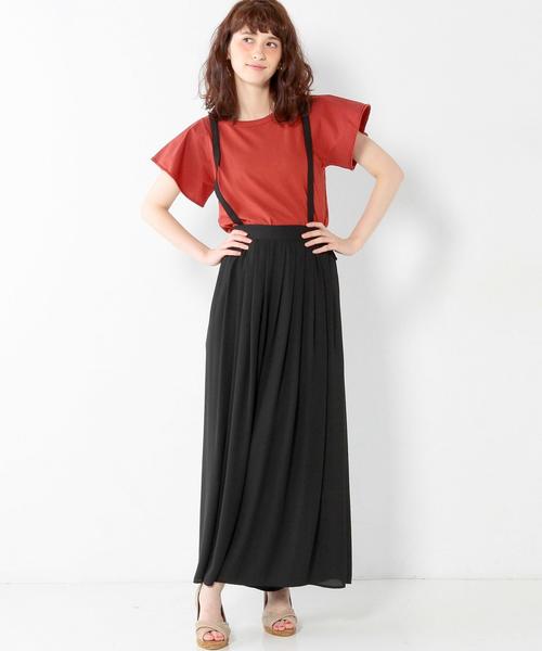 Another Edition（アナザーエディション）の「★★エアリーサスペンダーパンツ/AEBC AIRY ｻｽﾍﾟﾝﾀﾞｰ PT（その他パンツ・レディース・ブラック/オレンジ/オリーブ・フリー）」の20枚目の写真