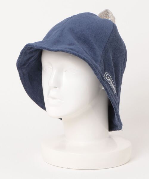 COLEMAN(コールマン)の「Coleman/コールマン パイルサウナハット(ハット・メンズ・杢グレー/ネイビー/イエロー/ホワイト・58cm)」の4枚目の写真