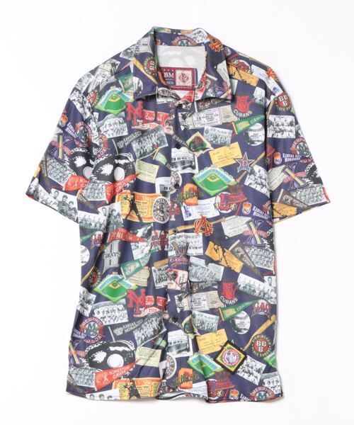 【セール】《REASON CLOTHING》NLBM AOP BUTTON UP SHIRT（シャツ/ブラウス）｜B.I.D.（ビーアイディー） 5,874円
