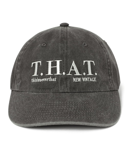 thisisneverthat（ディスイズネバーザット）の「T.H.A.T. Cap（キャップ・メンズ・ブラック/ライトブルー/ブラウン・FREE）」の4枚目の写真