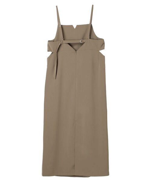 YECCA VECCA（イェッカヴェッカ）の「サイドカットアウトキャミワンピース（ワンピース・レディース・ネイビー/ベージュ・FREE）」の21枚目の写真