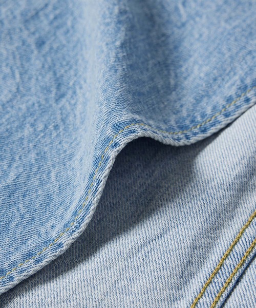 ADAM ET ROPE'（アダムエロペ）の「【サステナブル】フリンジデニムベスト（シャツ/ブラウス・レディース・ブラック/ブルー・FREE）」の12枚目の写真