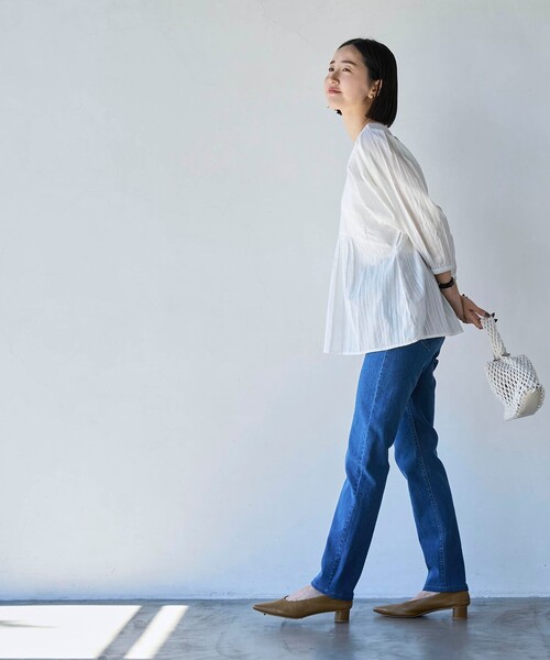 coen(コーエン)の「ストレッチイージースキニーデニムパンツ(デニムパンツ・レディース・オフホワイト/ブラック/ネイビー/コバルトブルー・S/M/L)」の15枚目の写真