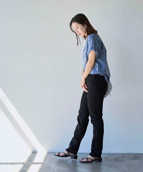 coen(コーエン)の「ストレッチイージースキニーデニムパンツ(デニムパンツ・レディース・オフホワイト/ブラック/ネイビー/コバルトブルー・S/M/L)」の22枚目の写真