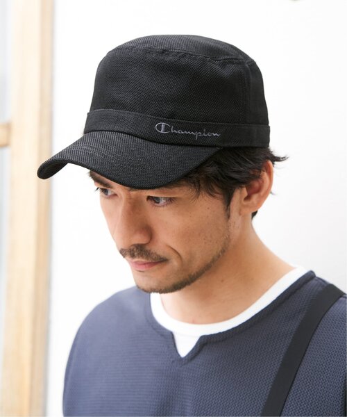Champion(チャンピオン)の「Champion チャンピオン リネンライクワークキャップ(キャップ・メンズ・グレー/ブラック/ネイビー・FREE)」の4枚目の写真