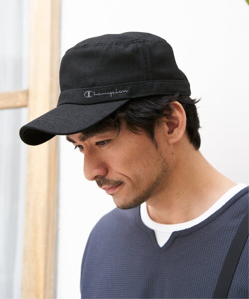 Champion(チャンピオン)の「Champion チャンピオン リネンライクワークキャップ(キャップ・メンズ・グレー/ブラック/ネイビー・FREE)」の5枚目の写真