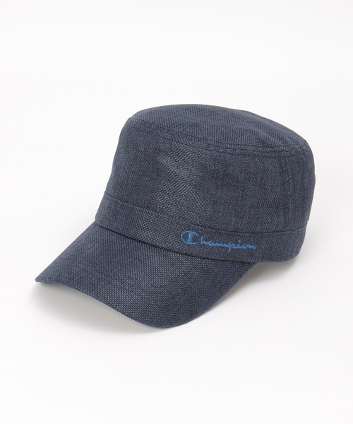Champion(チャンピオン)の「Champion チャンピオン リネンライクワークキャップ(キャップ・メンズ・グレー/ブラック/ネイビー・FREE)」の3枚目の写真