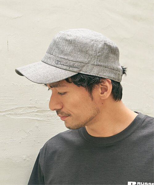 Champion(チャンピオン)の「Champion チャンピオン リネンライクワークキャップ(キャップ・メンズ・グレー/ブラック/ネイビー・FREE)」の1枚目の写真