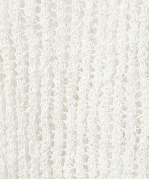 Heather（ヘザー）の「リボンメッシュカーディガン　113937（カーディガン/ボレロ・レディース・ブラック/ピンクベージュ/ホワイト/イエロー/レッド・FREE）」の19枚目の写真