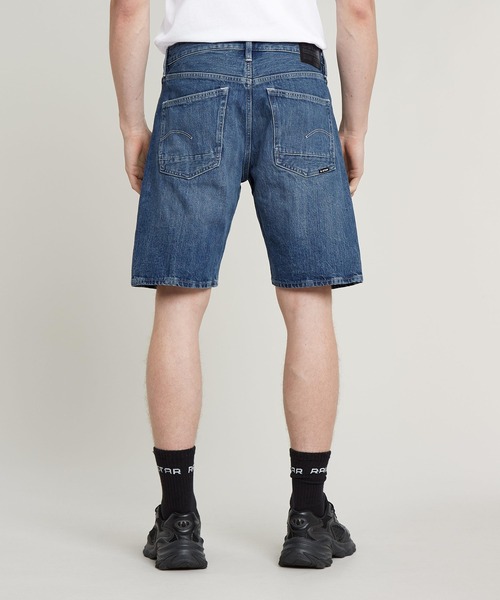 G-STAR(ジースター)の「DAKOTA SHORT CLEAN EDGE/ベーシックデザインレギュラーデニムショートパンツ(その他パンツ・メンズ・インディゴブルー・30inch/29inch/28inch/31inch)」の3枚目の写真