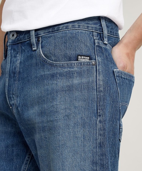 G-STAR(ジースター)の「DAKOTA SHORT CLEAN EDGE/ベーシックデザインレギュラーデニムショートパンツ(その他パンツ・メンズ・インディゴブルー・30inch/29inch/28inch/31inch)」の4枚目の写真