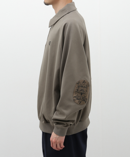 EVISEN TARGETMAN MOCK NECK エビセン スウェット希少 Evisen Skateboards EVISEN TARGETMAN MOCK NECK エビセン