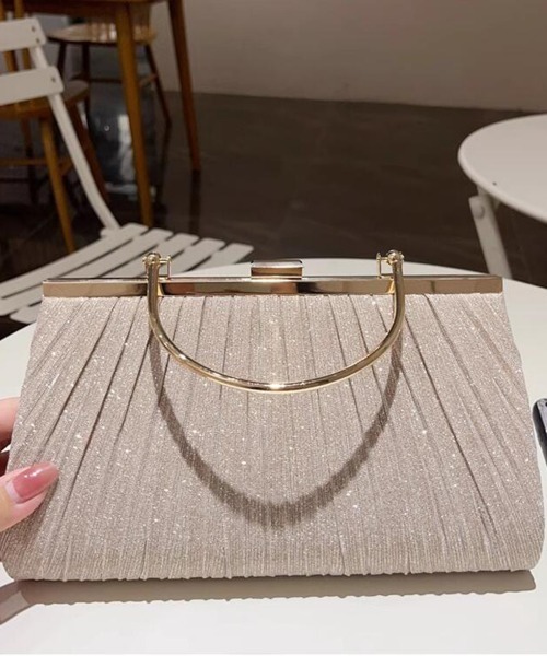 Miniministore（ミニミニストア）の「パーティバッグ 結婚式 クラッチバッグ（クラッチバッグ・レディース・ブラック/ゴールド・FREE）」の4枚目の写真
