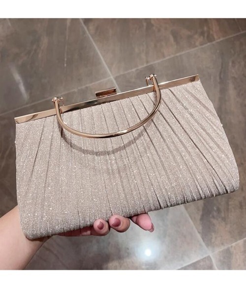 Miniministore（ミニミニストア）の「パーティバッグ 結婚式 クラッチバッグ（クラッチバッグ・レディース・ブラック/ゴールド・FREE）」の5枚目の写真