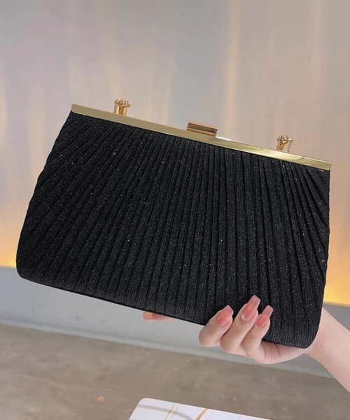 Miniministore（ミニミニストア）の「パーティバッグ 結婚式 クラッチバッグ（クラッチバッグ・レディース・ブラック/ゴールド・FREE）」の10枚目の写真