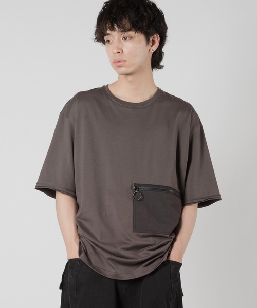 Wizzard ウィザード / POCKET T-SHIRT ビッグシルエットポケットTシャツ / WBSCS-CS020-1（Tシャツ/カットソー）｜Wizzard（ウィザード）