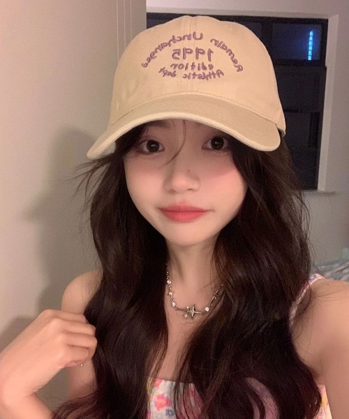 大人気❤️ロゴ ベースボールキャップ　M ベージュ✨紫外線対策　帽子 大人気❤️ロゴ ベースボールキャップ M ベージュ✨紫外線対策 帽子