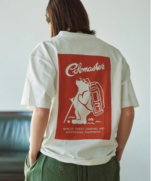 go slow caravan(ゴースローキャラバン)の「COBMASTER/コブマスター ベーシックTEE(ボックスロゴ)(Tシャツ/カットソー・メンズ・ブラック/ホワイト系その他2/オートミール/イエロー/グリーン系その他/ラベンダー/ホワイト・MEDIUM/LARGE/X-LARGE)」の3枚目の写真