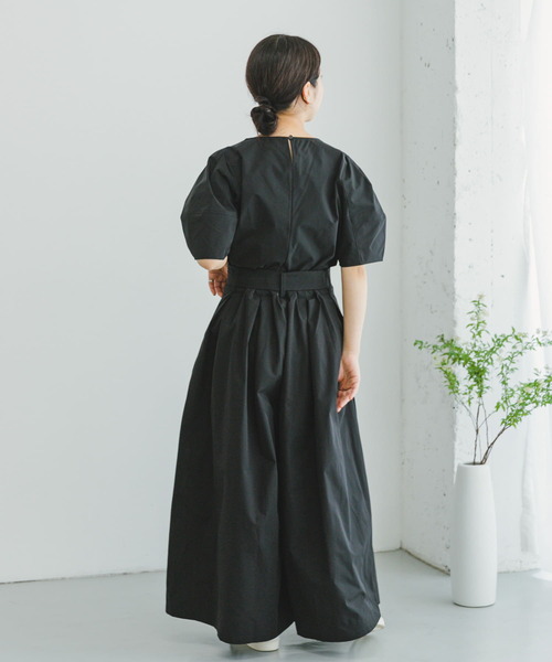 ITEMS URBANRESEARCH（アイテムズ アーバンリサーチ）の「『セットアップ対応』タックスリーブプルオーバー（シャツ/ブラウス・レディース・ブルー/ブラック/モカ・FREE）」の10枚目の写真