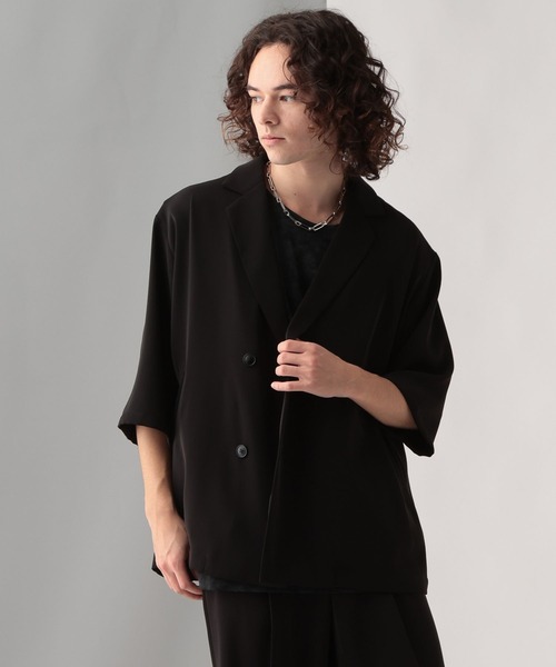 HARE(ハレ)の「【SET UP対応】TOROMIジャケット(HARE)(テーラードジャケット・メンズ・ブラック/パープル/グレー・SMALL/MEDIUM)」の5枚目の写真