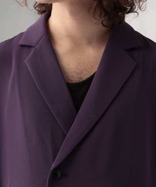 HARE(ハレ)の「【SET UP対応】TOROMIジャケット(HARE)(テーラードジャケット・メンズ・ブラック/パープル/グレー・SMALL/MEDIUM)」の15枚目の写真