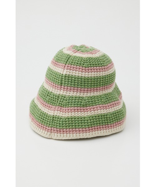 RODEO CROWNS WIDE BOWL(ロデオクラウンズワイドボウル)の「MIXボーダーHAT(ハット・レディース・アイボリー/ブルー/ライトグリーン・FREE)」の8枚目の写真