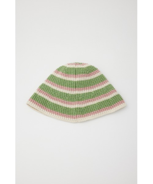 RODEO CROWNS WIDE BOWL(ロデオクラウンズワイドボウル)の「MIXボーダーHAT(ハット・レディース・アイボリー/ブルー/ライトグリーン・FREE)」の5枚目の写真