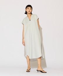 MIDIUMISOLID for Ladies フレンチスリーブジレワンピース