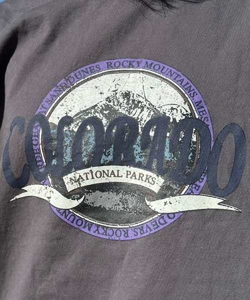 CRB（シーアールビー）の「フロントロゴ半袖Tチュニック（Tシャツ/カットソー・レディース・オフホワイト/チャコールグレー/ライム・F）」の17枚目の写真