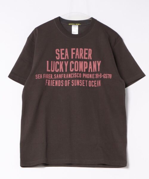 GREEN BOWL（グリーンボウル）の「【日本製】グリーンボウル 【GREEN BOWL】Organic CottonT-shirts (D柄 SEAFARER）（Tシャツ/カットソー・レディース・ブラック/オフホワイト/ダークネイビー・XL/L/M）」の10枚目の写真