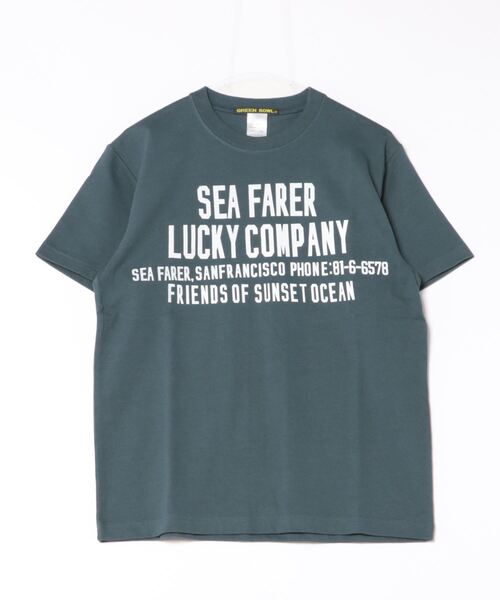 GREEN BOWL（グリーンボウル）の「【日本製】グリーンボウル 【GREEN BOWL】Organic CottonT-shirts (D柄 SEAFARER）（Tシャツ/カットソー・レディース・ブラック/オフホワイト/ダークネイビー・XL/L/M）」の11枚目の写真