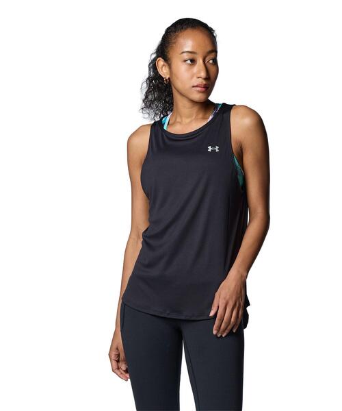 UNDER ARMOUR(アンダーアーマー)の「UAトレーニング ブラタンク ミディアムサポート(トレーニング/レディース)(タンクトップ・レディース・ブラック・M/L/S/XL)」の1枚目の写真