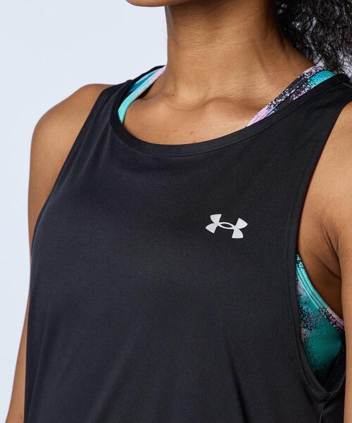 UNDER ARMOUR(アンダーアーマー)の「UAトレーニング ブラタンク ミディアムサポート(トレーニング/レディース)(タンクトップ・レディース・ブラック・M/L/S/XL)」の4枚目の写真