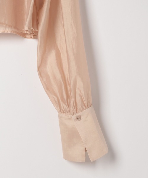 Heather（ヘザー）の「フリルリボンブラウス　118765（シャツ/ブラウス・レディース・ホワイト/ピンクベージュ/ブラック・FREE）」の6枚目の写真