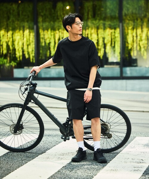 FREAK'S STORE（フリークスストア）の「限定展開 AiRide/エアライド リラックスフィット ショートスリーブ ラグランPO（Tシャツ/カットソー・メンズ・チャコールグレー/ブラック/グレイッシュベージュ/ネイビー・SMALL/MEDIUM/LARGE）」の15枚目の写真