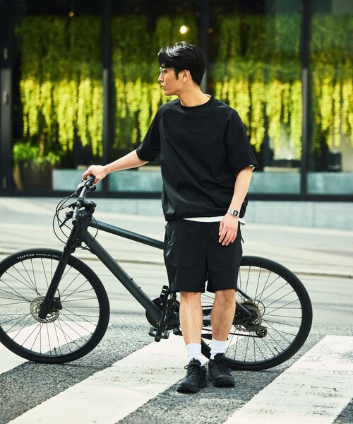 FREAK'S STORE（フリークスストア）の「限定展開 AiRide/エアライド リラックスフィット ショートスリーブ ラグランPO（Tシャツ/カットソー・メンズ・チャコールグレー/ブラック/グレイッシュベージュ/ネイビー・SMALL/MEDIUM/LARGE）」の17枚目の写真