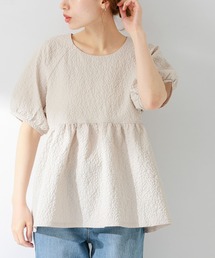 URBAN RESEARCH Sonny Label | ふくれジャガード半袖ブラウス(シャツ/ブラウス)