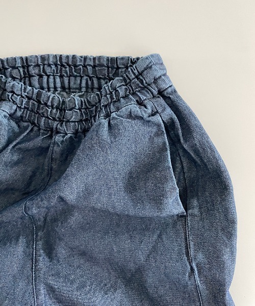ARCH & LINE（アーチアンドライン）の「LIGHT DENIM ALADDIN PT 薄手デニム ダンス スケボー（デニムパンツ・キッズ・ブラック/ブルー・S/M/L/XL）」の8枚目の写真
