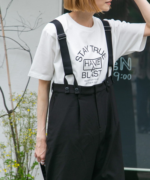 FORK&SPOON（フォークアンドスプーン）の「FORK&SPOON　メッセージロゴTシャツ（Tシャツ/カットソー・レディース・ブルー系その他/ホワイト系その他/ブラック系その他・1）」の14枚目の写真