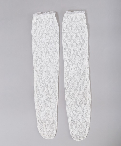 PHILLY(フィリー)の「【PHILLY】レースハイソックス(ソックス/靴下・レディース・ホワイト/ブラック・FREE)」の8枚目の写真