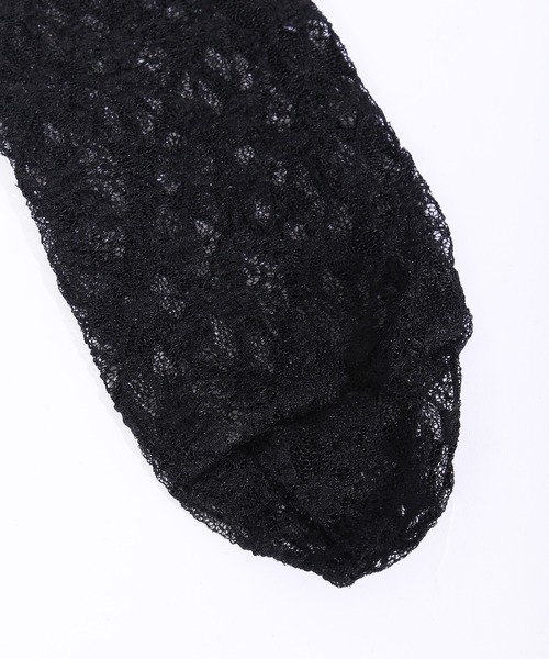 PHILLY(フィリー)の「【PHILLY】レースハイソックス(ソックス/靴下・レディース・ホワイト/ブラック・FREE)」の5枚目の写真