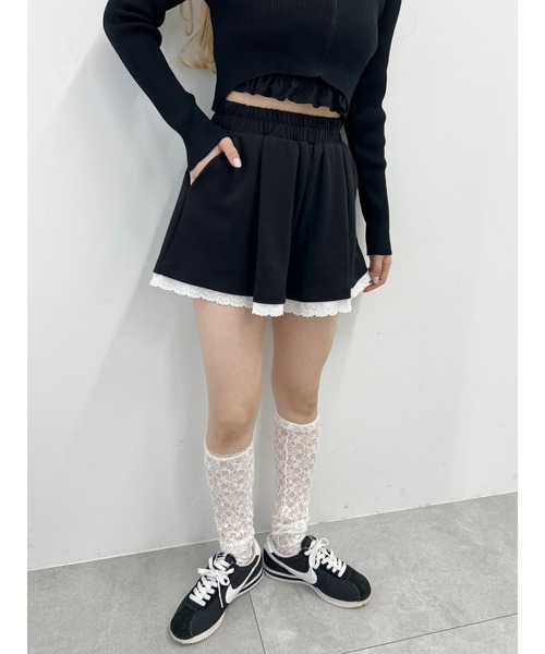 PHILLY(フィリー)の「【PHILLY】レースハイソックス(ソックス/靴下・レディース・ホワイト/ブラック・FREE)」の10枚目の写真