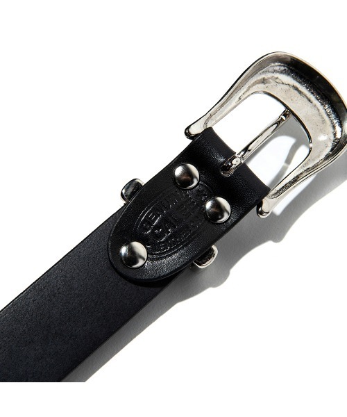 CALEE(キャリー)の「LEATHER PLANE BELT(ベルト・メンズ・ブラック・X-LARGE/LARGE/MEDIUM/SMALL)」の3枚目の写真