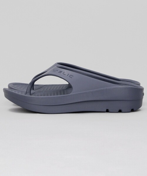TELIC（テリック）の「TELIC/テリック W-FLIPFLOP/フリップフロップ/リカバリーサンダル トングタイプ（サンダル・メンズ・ブラック/ネイビー・28.0cm/27.0cm/26.0cm）」の4枚目の写真