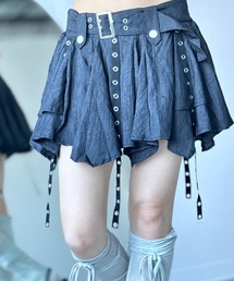 Y2K SYNAPSE FACTORY（ワイツーケー シナプスファクトリー）の「【インナーショーツ付き】ギザギザスタッズスカート（スカート）」