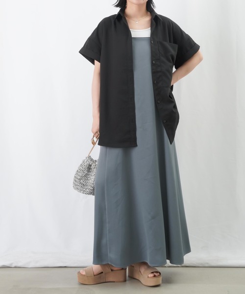 セール】LC/LLL ポケットロングシャツ / バックタック半袖シャツ