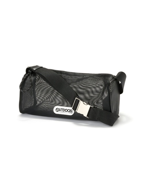 OUTDOOR PRODUCTS（アウトドアプロダクツ）の「【OUTDOOR PRODUCTS】メッシュBOXショルダー（ショルダーバッグ・レディース・ホワイト/ブラック・FREE）」の4枚目の写真
