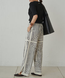 Loungedress ラウンジドレス シニヨン サテンリーフパンツ LOUNGEDRESS（ラウンジドレス）の「【CHIGNON/シニヨン】サテン