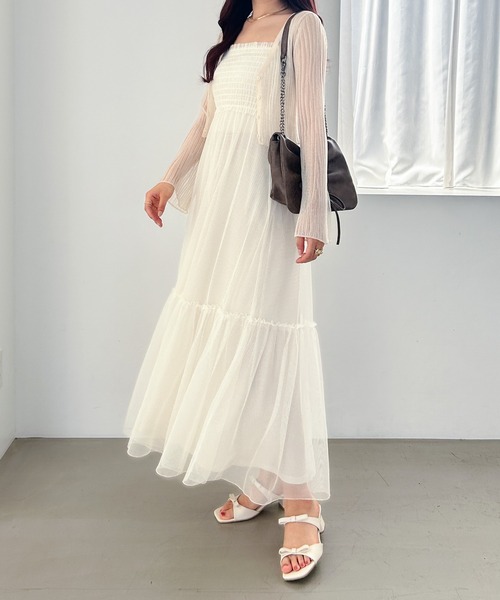 Heather（ヘザー）の「2WAYチュールベアワンピース 127425（ワンピース