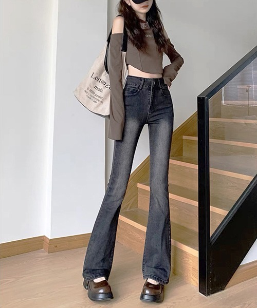 gossip!ロサンゼルス(ゴシップロサンゼルス)の「ストレッチデニムパンツ デニムパンツ(デニムパンツ・レディース・ブルー/スミクロ・M/S)」の7枚目の写真